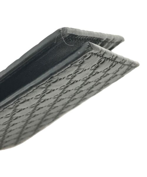 GUCCI（グッチ）GUCCI (グッチ) マイクログッチシマ2つ折り財布 ブラック サイズ:下記参照の古着・服飾アイテム