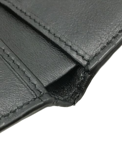 GUCCI（グッチ）GUCCI (グッチ) マイクログッチシマ2つ折り財布 ブラック サイズ:下記参照の古着・服飾アイテム