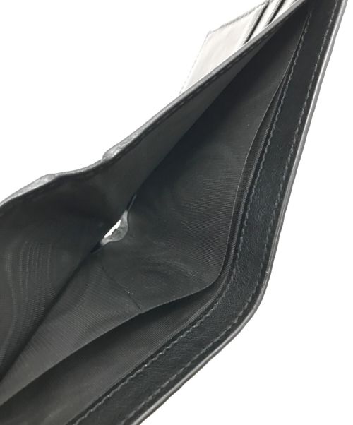 GUCCI（グッチ）GUCCI (グッチ) マイクログッチシマ2つ折り財布 ブラック サイズ:下記参照の古着・服飾アイテム