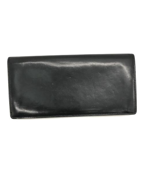 PRARE（プレリー）PRARE (プレリー) コードバンロングウォレット ブラックの古着・服飾アイテム