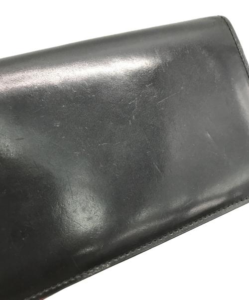 PRARE（プレリー）PRARE (プレリー) コードバンロングウォレット ブラックの古着・服飾アイテム