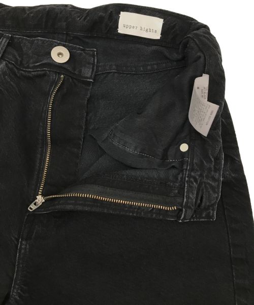 upper hights（アッパーハイツ）upper hights (アッパーハイツ) THE KELLY デニムパンツ ブラック サイズ:24の古着・服飾アイテム