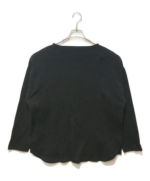 crepuscule（クレプスキュール）crepuscule (クレプスキュール) ボートネックカットソー ブラック サイズ:1の古着・服飾アイテム