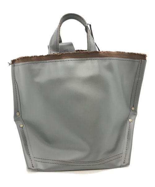 ebagos（エバゴス）ebagos (エバゴス) PVC Y字トート（Mサイズ） グレー サイズ:下記参照の古着・服飾アイテム