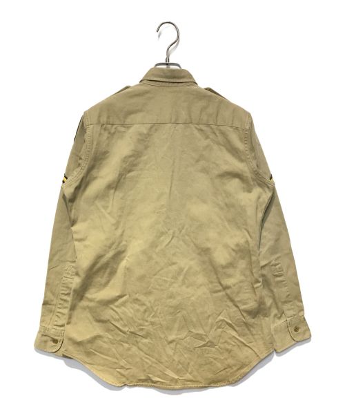 US ARMY（ユーエスアーミー）US ARMY (ユーエスアーミー) ［古着］アーミーツイルシャツ ベージュ サイズ:14 1/2の古着・服飾アイテム