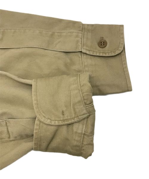 US ARMY（ユーエスアーミー）US ARMY (ユーエスアーミー) ［古着］アーミーツイルシャツ ベージュ サイズ:14 1/2の古着・服飾アイテム