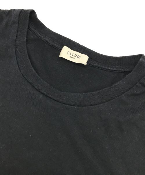 CELINE（セリーヌ）CELINE (セリーヌ) ロゴTシャツ ブラック サイズ:XSの古着・服飾アイテム