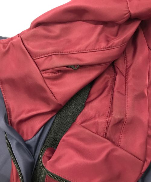 glamb（グラム）glamb (グラム) カメラマンマウンテンパーカー ネイビー×ボルドー サイズ:3の古着・服飾アイテム