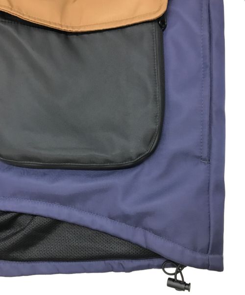 glamb（グラム）glamb (グラム) カメラマンマウンテンパーカー ネイビー×ボルドー サイズ:3の古着・服飾アイテム