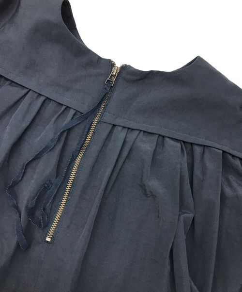 IENA（イエナ）IENA (イエナ) C/Nタンブラータフタフォルムワンピース ネイビー サイズ:36の古着・服飾アイテム