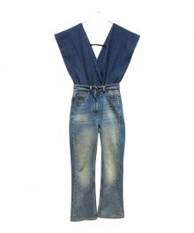 MM6 Maison Margiela（エムエムシックスメゾンマルジェラ）の古着「デニム オーバーオール」｜インディゴ