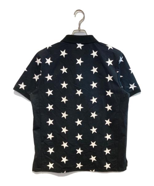 F.C.R.B.（エフシーレアルブリストル）F.C.R.B. (エフシーレアルブリストル) ポロシャツ ブラック×ホワイト サイズ:Lの古着・服飾アイテム