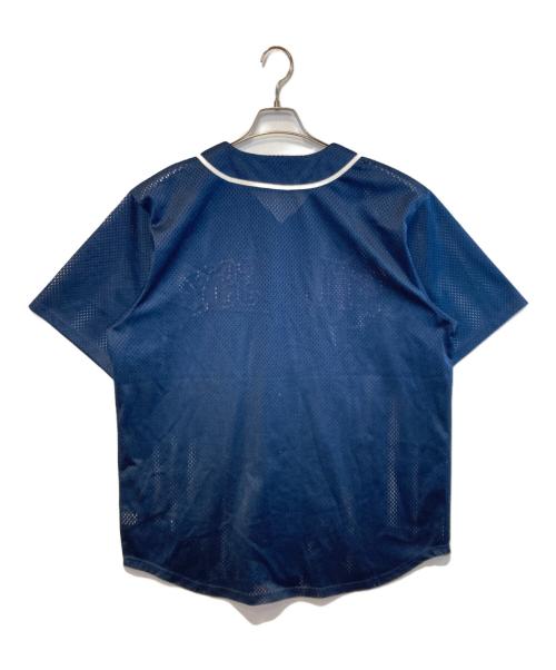 stussy（ステューシー）stussy (ステューシー) ベースボールシャツ ネイビー サイズ:XLの古着・服飾アイテム