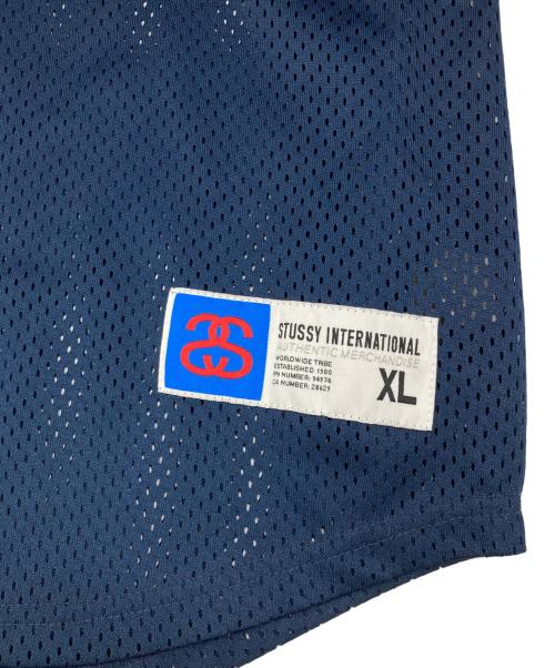 stussy（ステューシー）stussy (ステューシー) ベースボールシャツ ネイビー サイズ:XLの古着・服飾アイテム