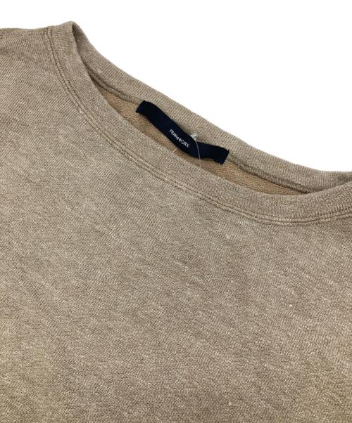 FRAMeWORK（フレームワーク）FRAMeWORK (フレームワーク) リネンテリールーズプルオーバー２ ベージュ サイズ:Free 未使用品の古着・服飾アイテム