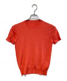 HERMES（エルメス）の古着「カシミヤ半袖ニット」｜ピンク