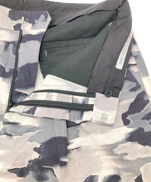 JOHN LAWRENCE SULLIVAN（ジョン ローレンス サリバン）JOHN LAWRENCE SULLIVAN (ジョン ローレンス サリバン) 総柄パンツ グレー×ホワイト サイズ:38の古着・服飾アイテム