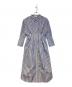 Uhr（ウーア）の古着「ストライプシャツワンピース」｜ホワイト×ブルー