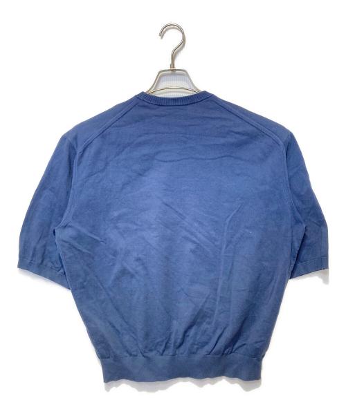 HERILL（ヘリル）HERILL (ヘリル) cotton crewneck short sleeve ネイビー サイズ:1の古着・服飾アイテム
