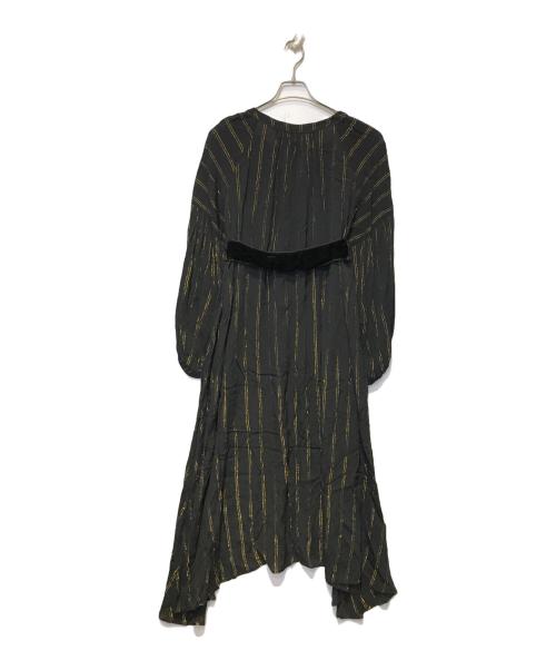 ne quittez pas（ヌキテパ）ne quittez pas (ヌキテパ) レーヨンクレープルレックスドレス ブラック サイズ:FREEの古着・服飾アイテム