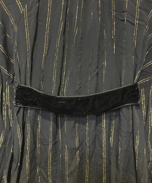 ne quittez pas（ヌキテパ）ne quittez pas (ヌキテパ) レーヨンクレープルレックスドレス ブラック サイズ:FREEの古着・服飾アイテム