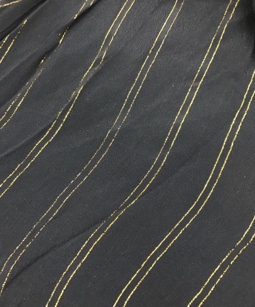 ne quittez pas（ヌキテパ）ne quittez pas (ヌキテパ) レーヨンクレープルレックスドレス ブラック サイズ:FREEの古着・服飾アイテム