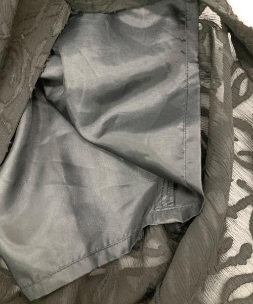 SALON adam et rope'（サロンアダムエロペ）SALON adam et rope' (サロンアダムエロペ) シアージャガードレースセットアップ ブラック サイズ:FREEの古着・服飾アイテム