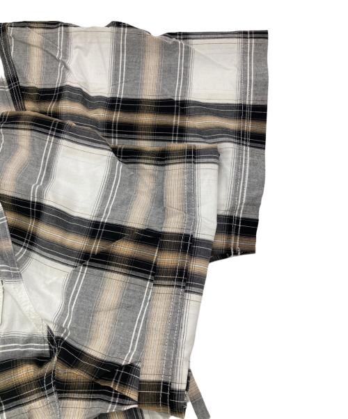 HARLEY-DAVIDSON（ハーレーダビッドソン）HARLEY-DAVIDSON (ハーレーダビッドソン) ロゴチェックシャツ ホワイト×グレー サイズ:XL 未使用品の古着・服飾アイテム