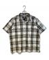 HARLEY-DAVIDSON（ハーレーダビッドソン）の古着「ロゴチェックシャツ」｜ホワイト×グレー
