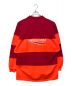BALENCIAGA (バレンシアガ) パッチワーク ロングスリーブ ポロシャツ ピンク×オレンジ サイズ:XXS：21000円