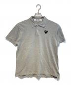 PLAY COMME des GARCONSプレイコムデギャルソン）の古着「ポロシャツ」｜グレー