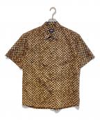 OLD STUSSYオールドステューシー）の古着「チェックシャツ」｜ブラウン×ホワイト