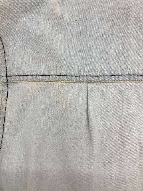 PAM（パム）PAM (パム) ヴィンテージ加工 パッチワーク デニム 半袖 シャツ インディゴ サイズ:下記参照　の古着・服飾アイテム