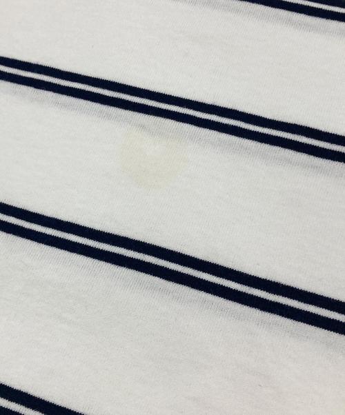 DESCENDANT（ディセンダント）DESCENDANT (ディセンダント) ポロシャツ ホワイト×ブラック サイズ:1の古着・服飾アイテム