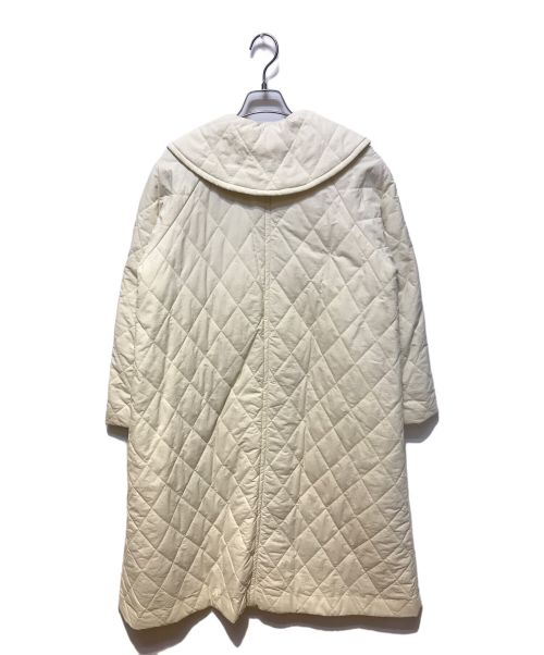SLOBE IENA（スローブ イエナ）SLOBE IENA (スローブ イエナ) ナイロンタスランキルティングロングコート ホワイト サイズ:Freeの古着・服飾アイテム