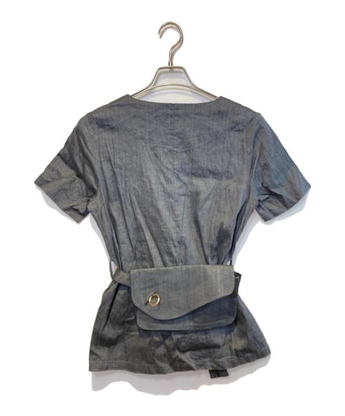 UNITED TOKYO（ユナイテッドトーキョー）UNITED TOKYO (ユナイテッドトーキョー) レジンフィニッシュスクエアジャケット グレー サイズ:FREEの古着・服飾アイテム