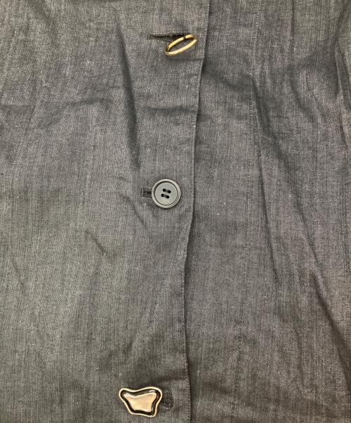 UNITED TOKYO（ユナイテッドトーキョー）UNITED TOKYO (ユナイテッドトーキョー) レジンフィニッシュスクエアジャケット グレー サイズ:FREEの古着・服飾アイテム