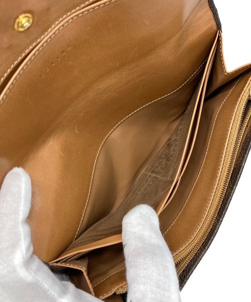 CELINE（セリーヌ）CELINE (セリーヌ) 長財布 ブラウンの古着・服飾アイテム