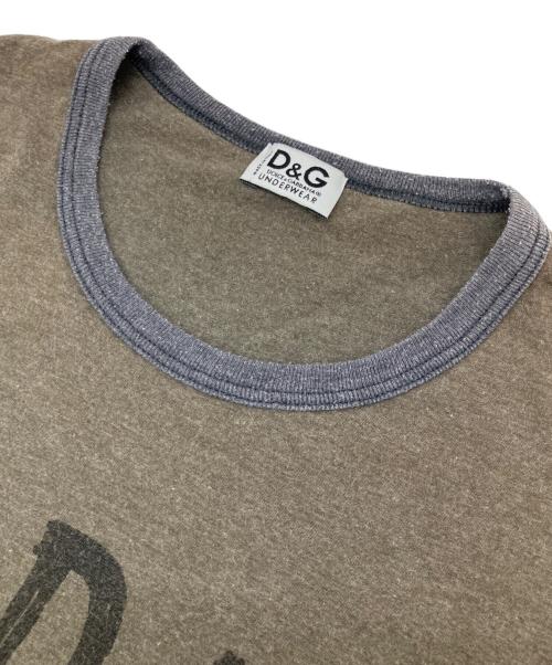 DOLCE & GABBANA（ドルチェ＆ガッバーナ）DOLCE & GABBANA (ドルチェ＆ガッバーナ) プリントTシャツ グレー サイズ:Ｓの古着・服飾アイテム