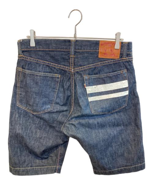 MOMOTARO JEANS（桃太郎ジーンズ）MOMOTARO JEANS (桃太郎ジーンズ) ハーフパンツ インディゴ サイズ:81cm (W32)の古着・服飾アイテム