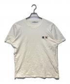 maison kitsuneメゾンキツネ）の古着「ダブル フォックスヘッド ロゴ Tシャ」｜ホワイト