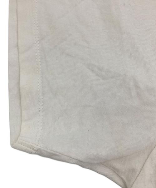 maison kitsune（メゾンキツネ）maison kitsune (メゾンキツネ) ダブル フォックスヘッド ロゴ Tシャ ホワイト サイズ:Ｍの古着・服飾アイテム