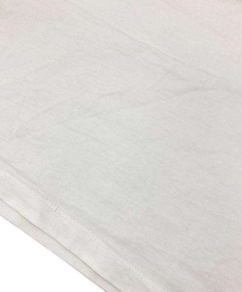 maison kitsune（メゾンキツネ）maison kitsune (メゾンキツネ) ダブル フォックスヘッド ロゴ Tシャ ホワイト サイズ:Ｍの古着・服飾アイテム