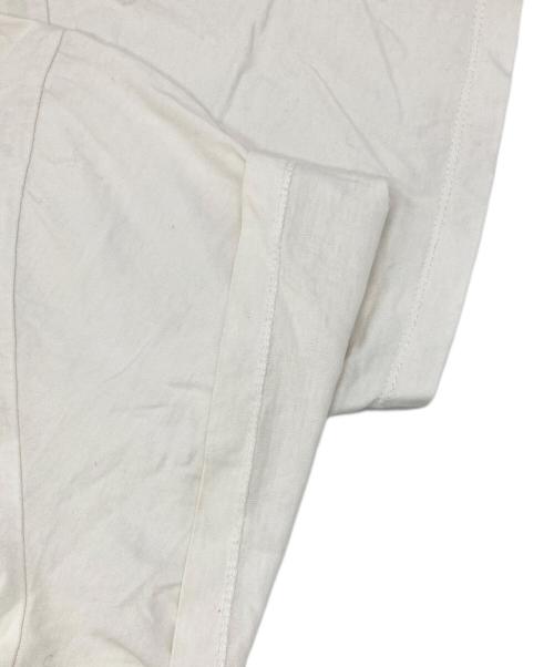 maison kitsune（メゾンキツネ）maison kitsune (メゾンキツネ) ダブル フォックスヘッド ロゴ Tシャ ホワイト サイズ:Ｍの古着・服飾アイテム