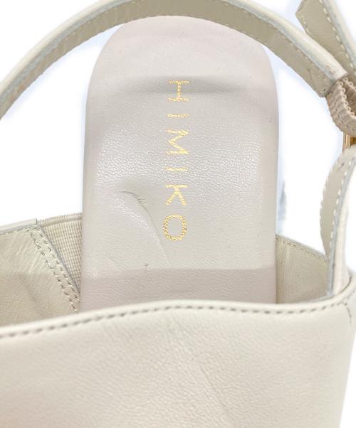 卑弥呼（ヒミコ）卑弥呼 (ヒミコ) バックストラップスポーツサンダル ホワイト サイズ:24cmの古着・服飾アイテム