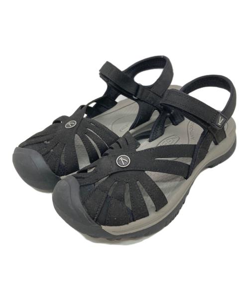 KEEN（キーン）KEEN (キーン) ローズサンダル ブラック サイズ:26cmの古着・服飾アイテム