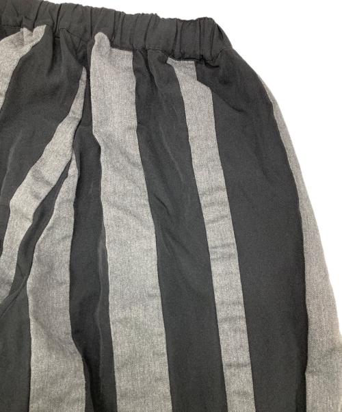 COMME des GARCONS COMME des GARCONS（コムデギャルソン コムデギャルソン）COMME des GARCONS COMME des GARCONS (コムデギャルソン コムデギャルソン) サルエルパンツ ブラック×グレー サイズ:XSの古着・服飾アイテム
