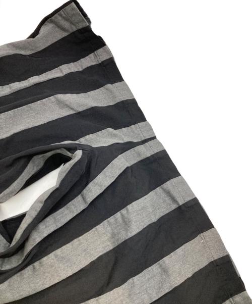 COMME des GARCONS COMME des GARCONS（コムデギャルソン コムデギャルソン）COMME des GARCONS COMME des GARCONS (コムデギャルソン コムデギャルソン) サルエルパンツ ブラック×グレー サイズ:XSの古着・服飾アイテム