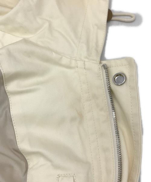 ASTRAET（アストラット）ASTRAET (アストラット) コットン ツイル フーデッドコート ホワイト サイズ:FREEの古着・服飾アイテム