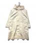 ASTRAET（アストラット）の古着「コットン ツイル フーデッドコート」｜ホワイト